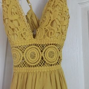 Boho crochet dress